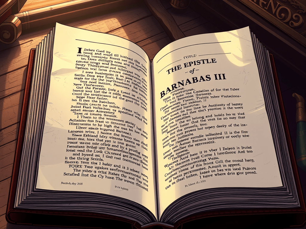 The Epistle of Barnabas&nbsp;III