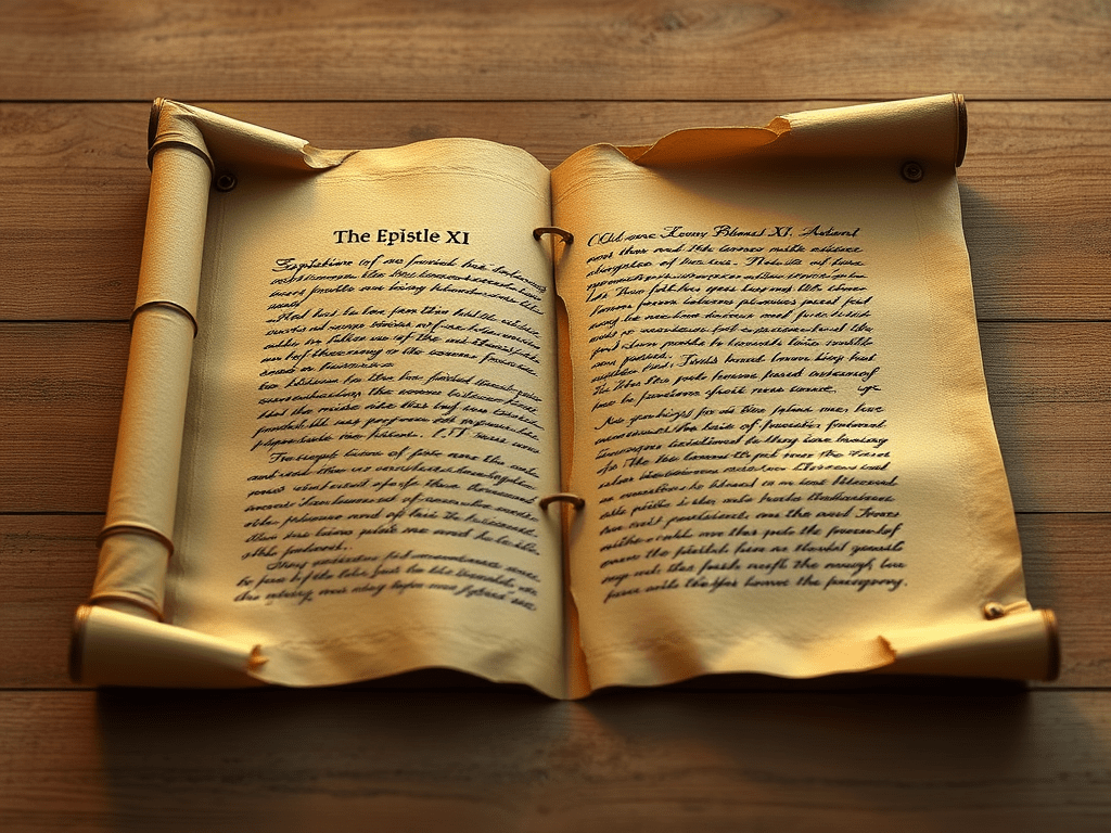 The Epistle of Barnabas XI