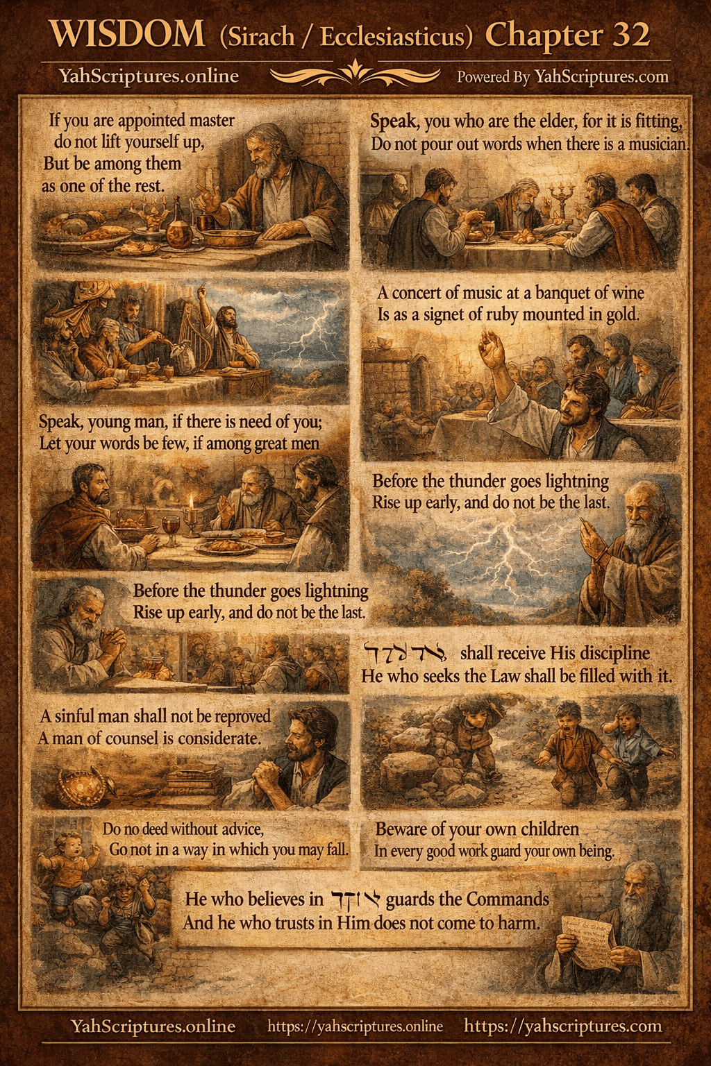 Ecclesiasticus XXXII