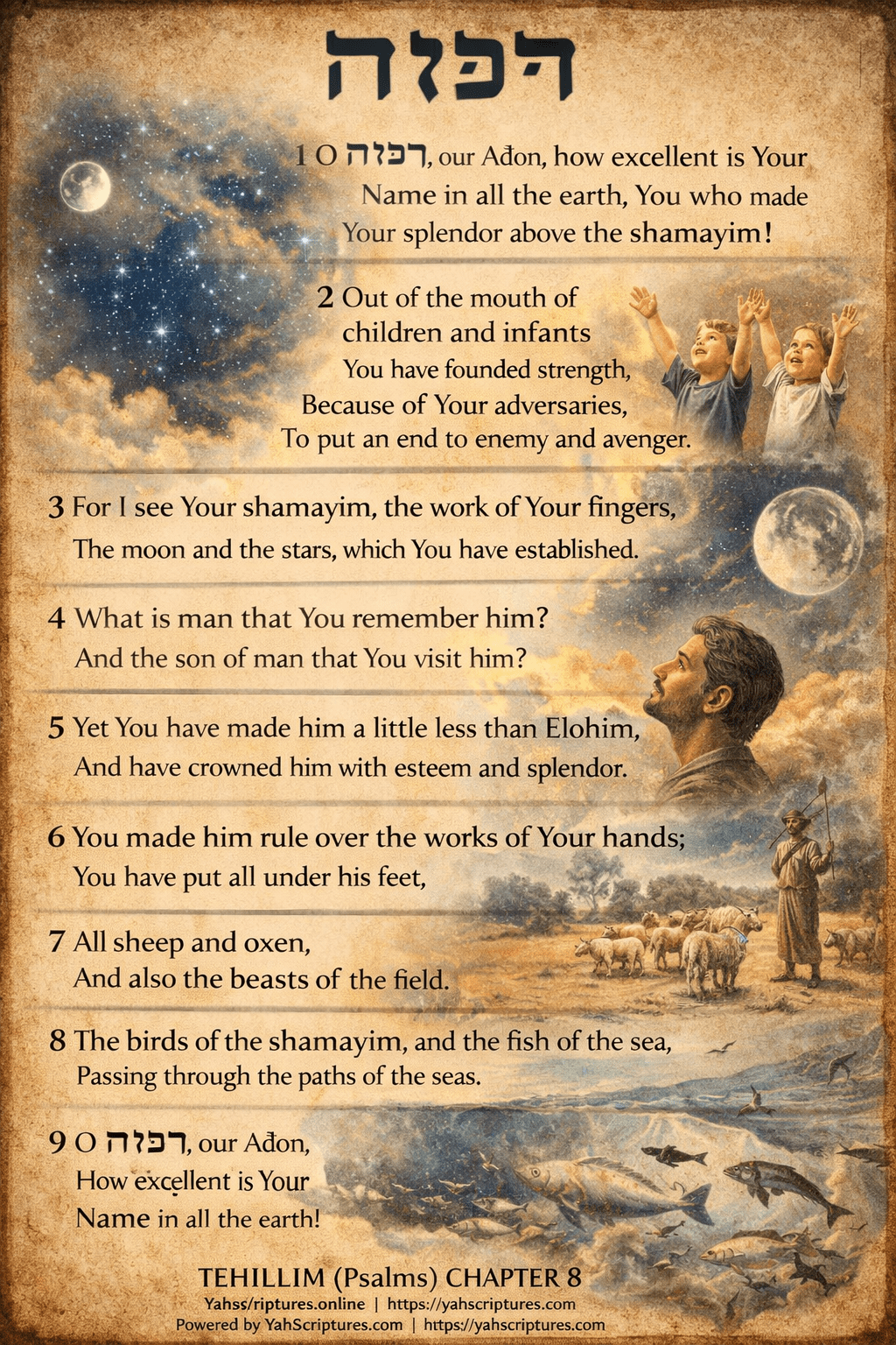 Psalm VIII