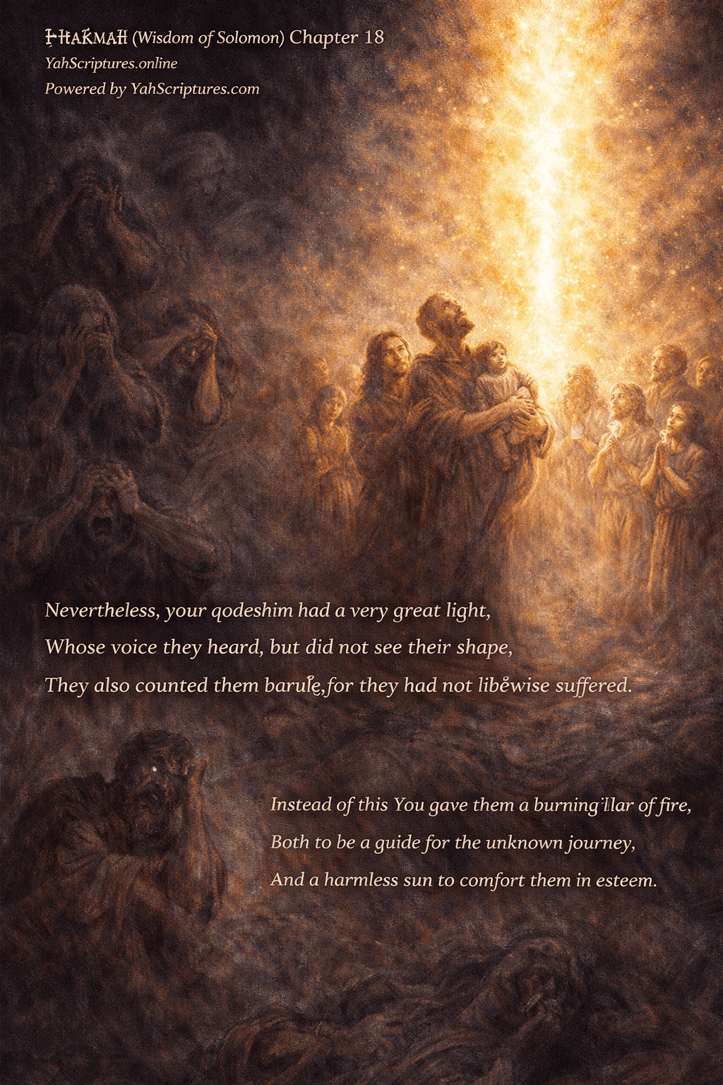 Wisdom Of Solomon&nbsp;XVIII