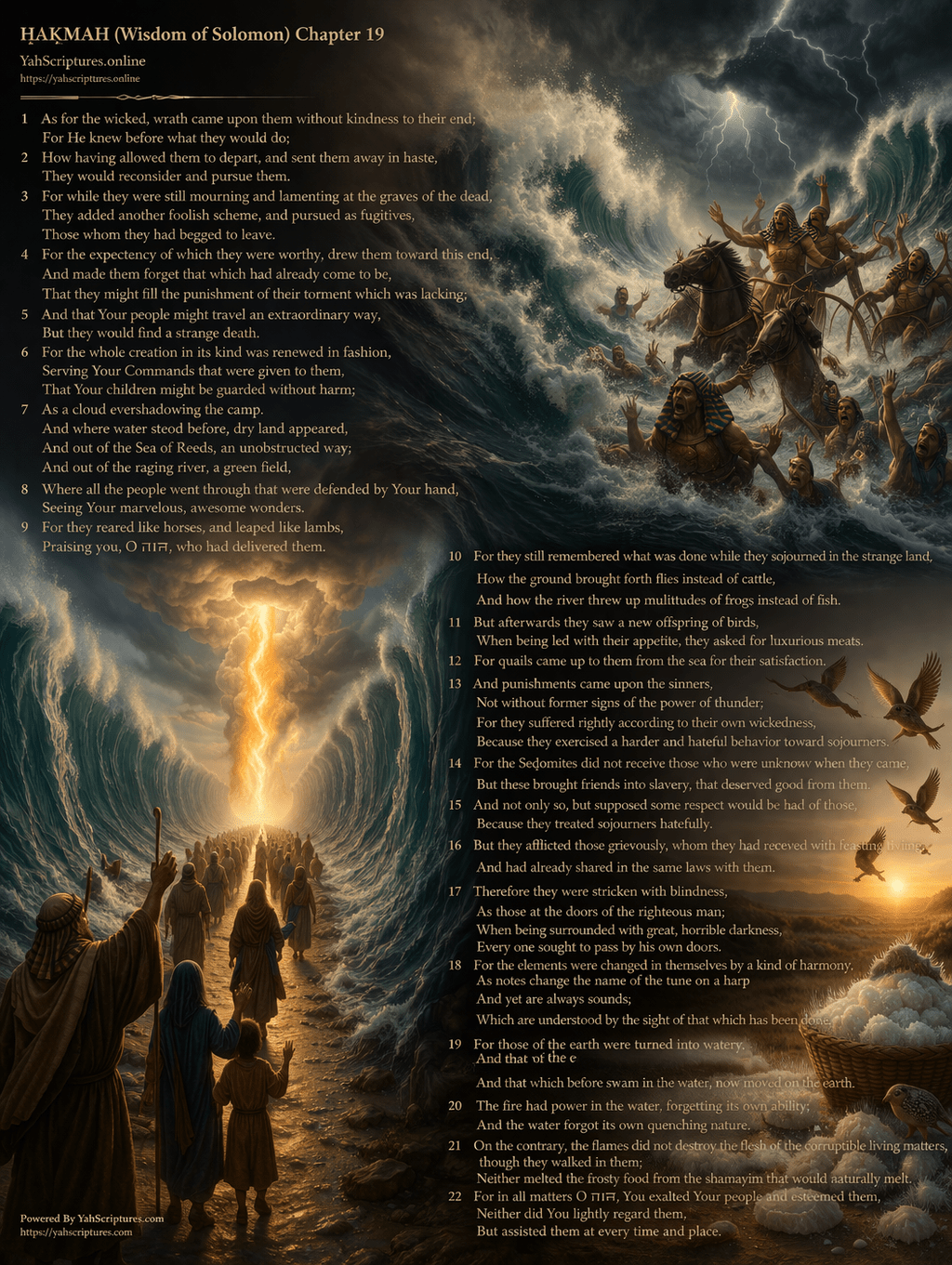 Wisdom Of Solomon&nbsp;XIX