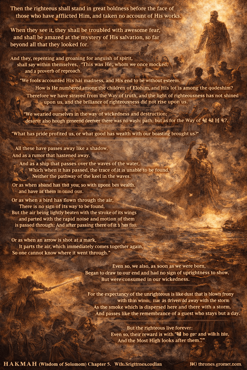 Wisdom Of Solomon&nbsp;V