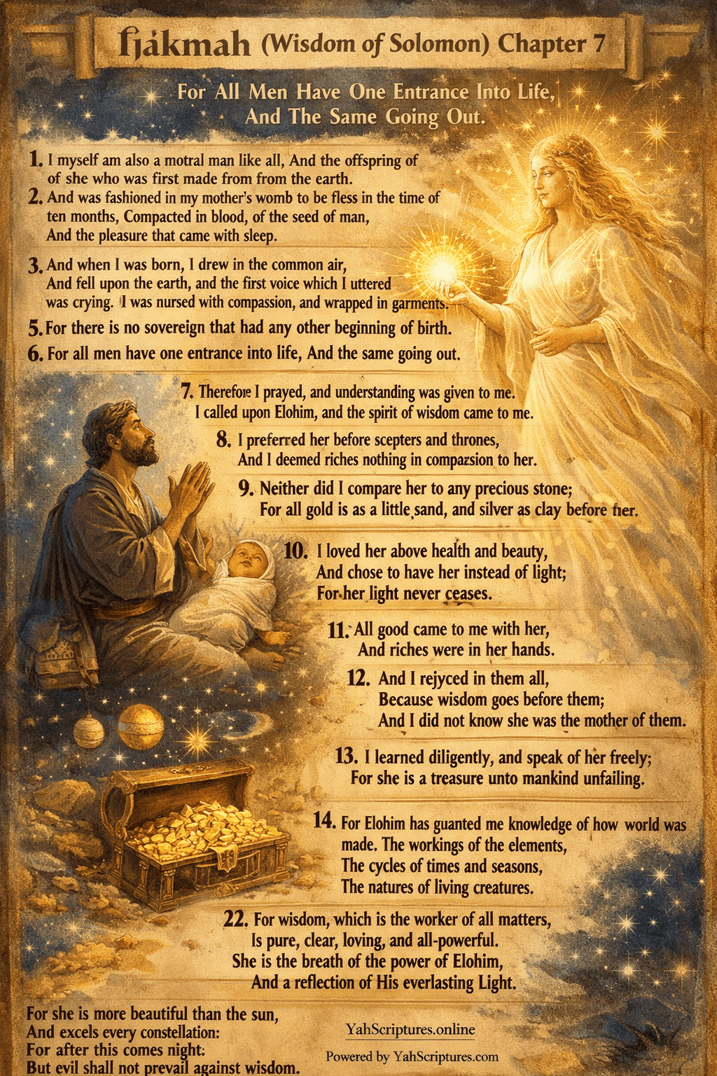 Wisdom Of Solomon&nbsp;VII