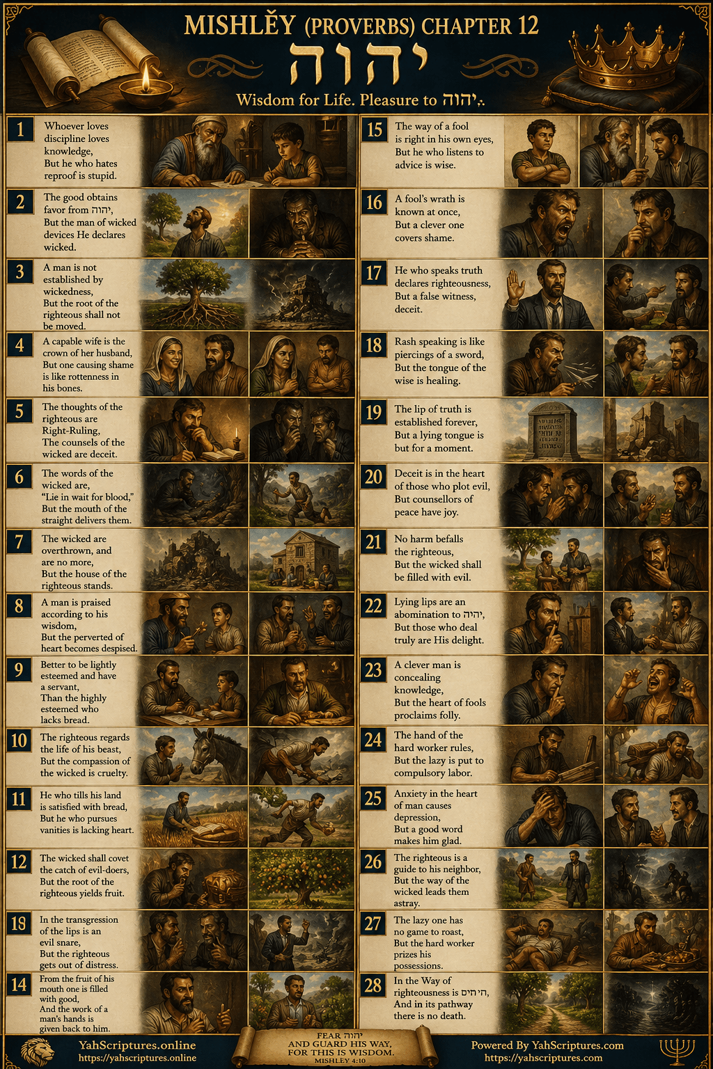 Proverbs XII