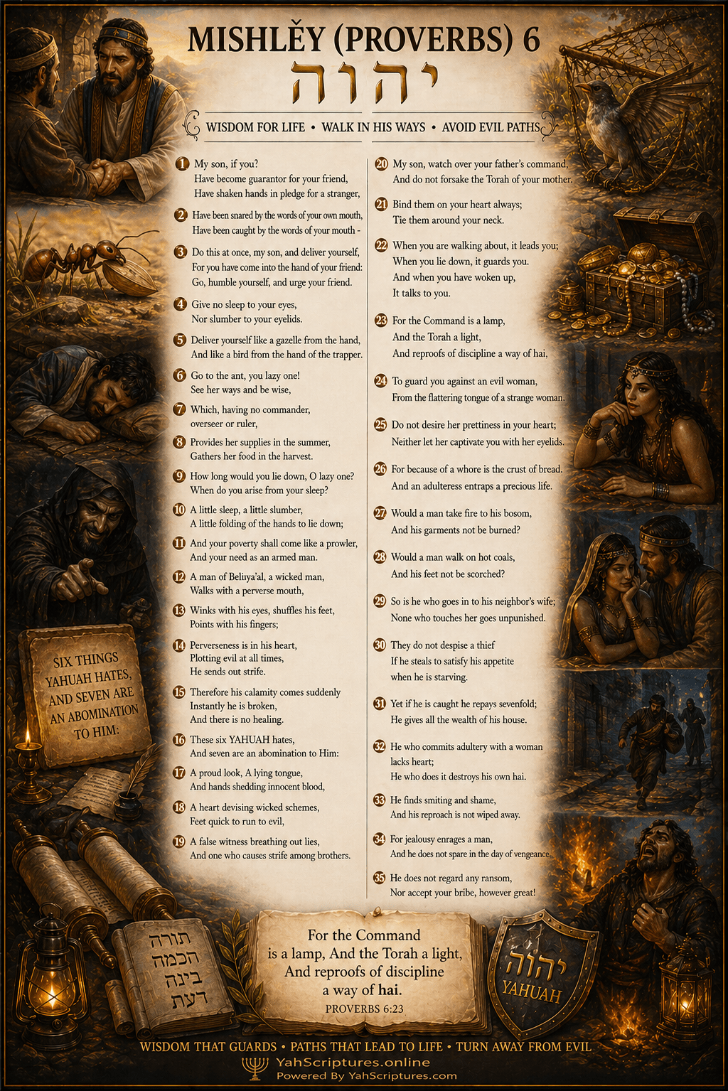 Proverbs VI