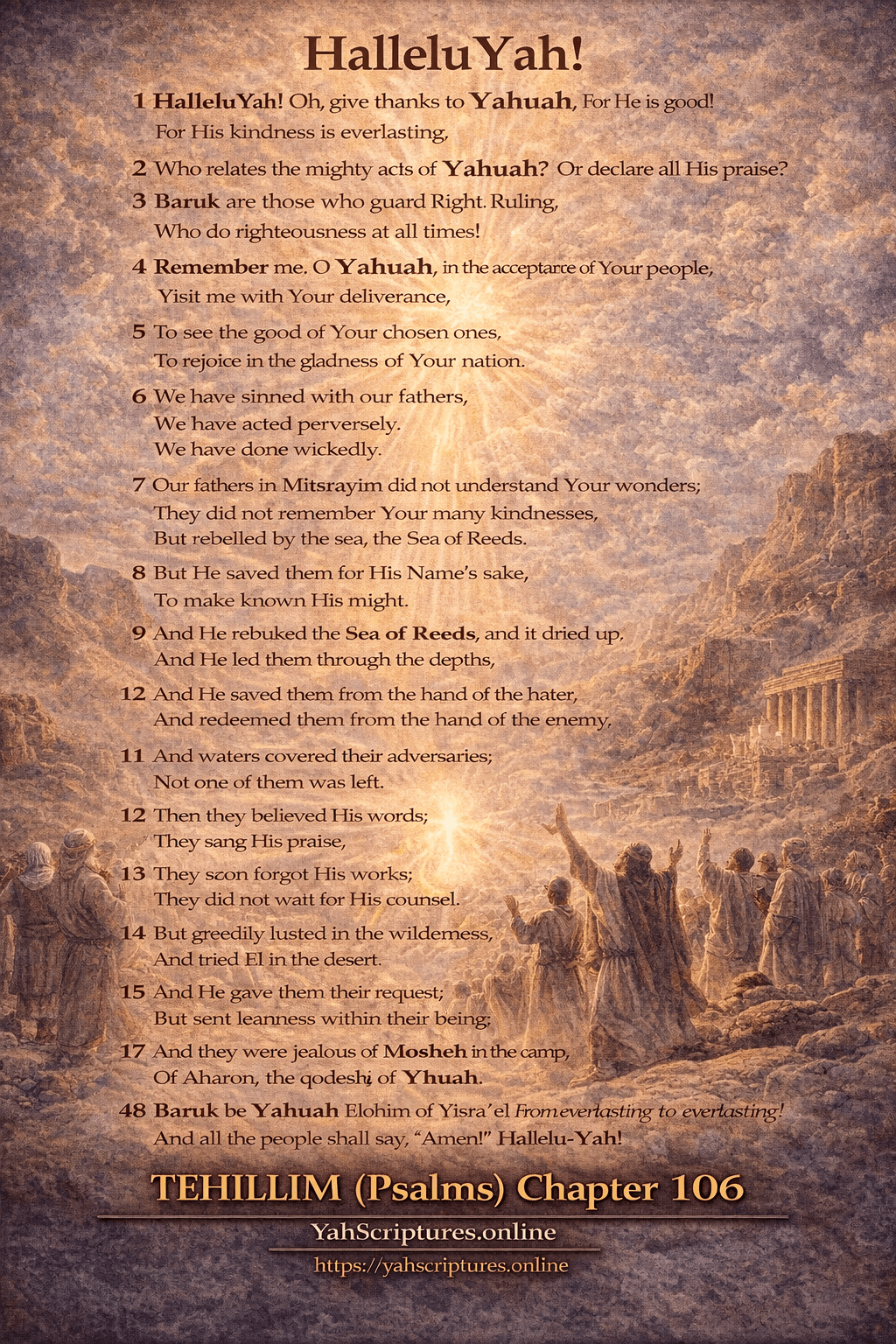 Psalm CVI