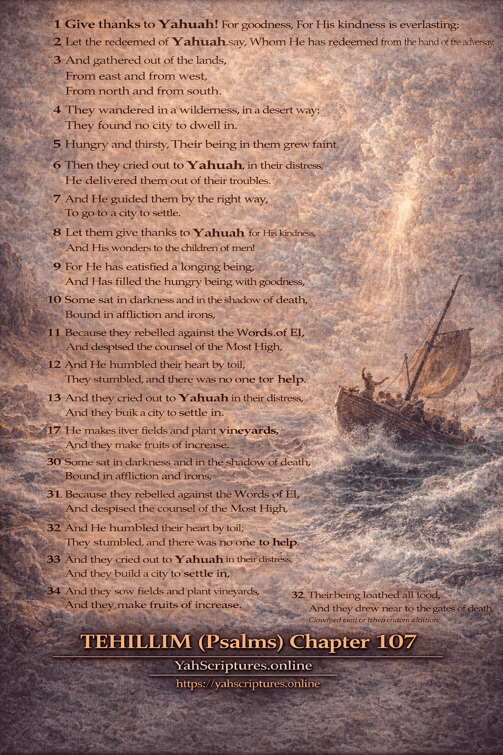 Psalm CVII