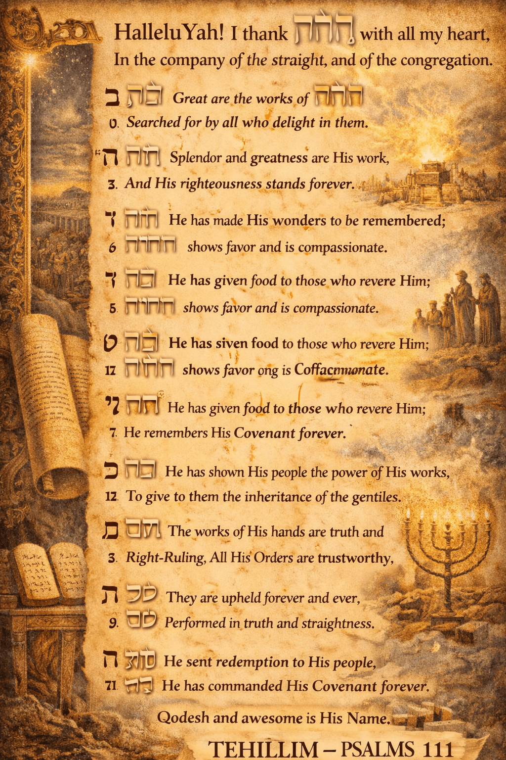 Psalm CXI