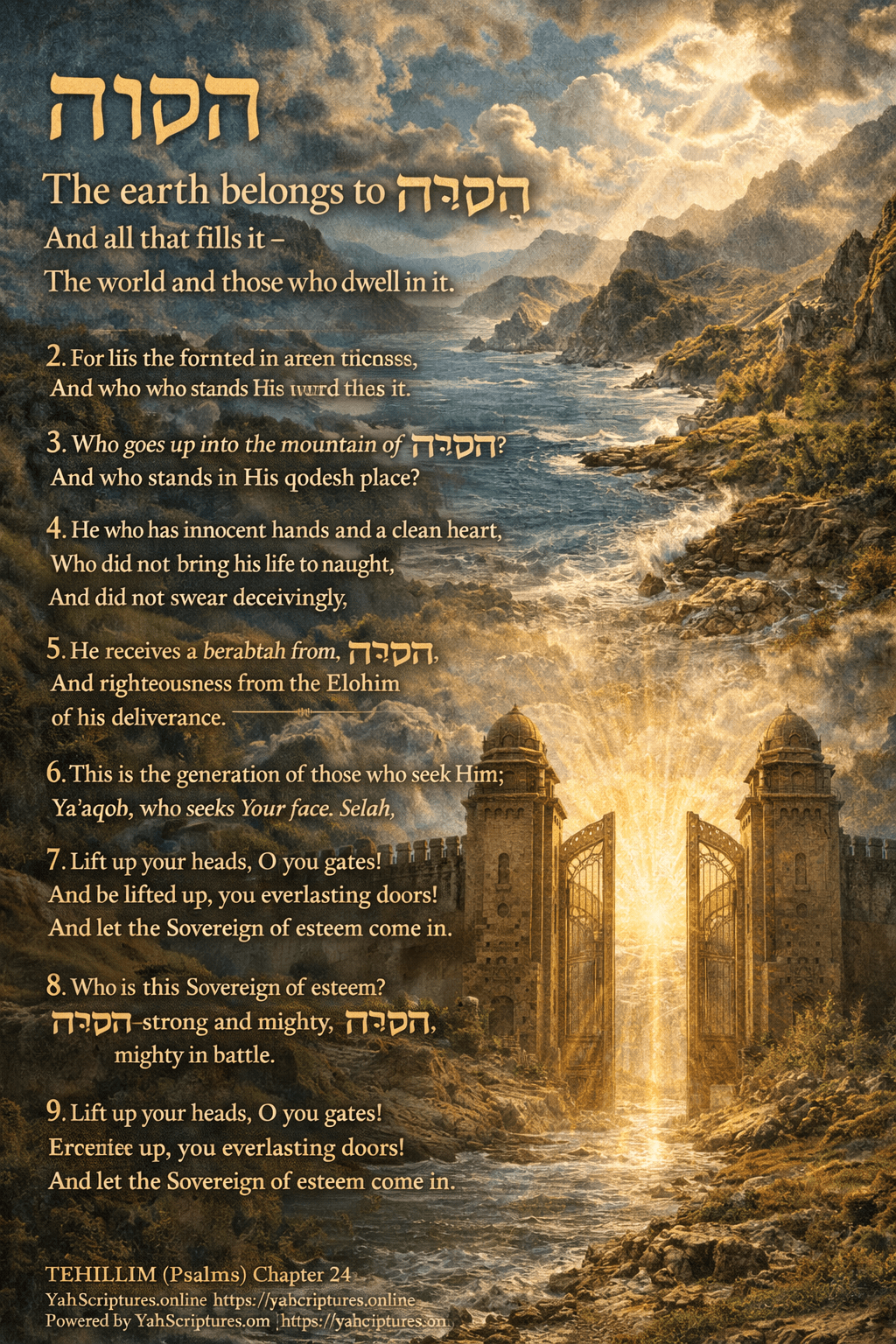 Psalm XXIV