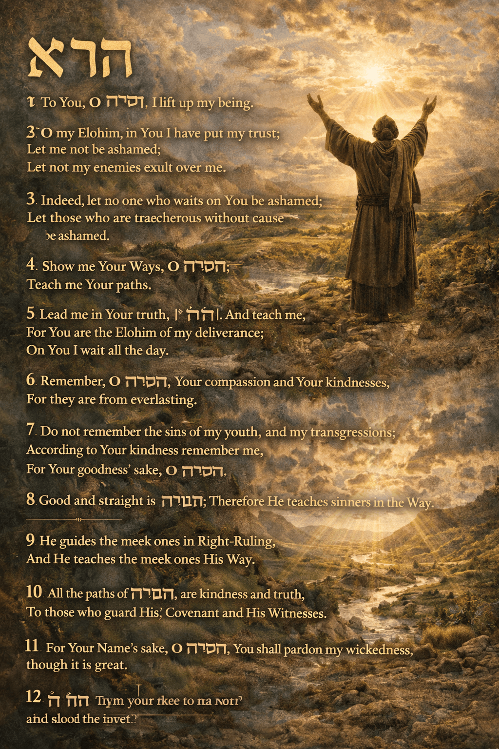 Psalm XXV