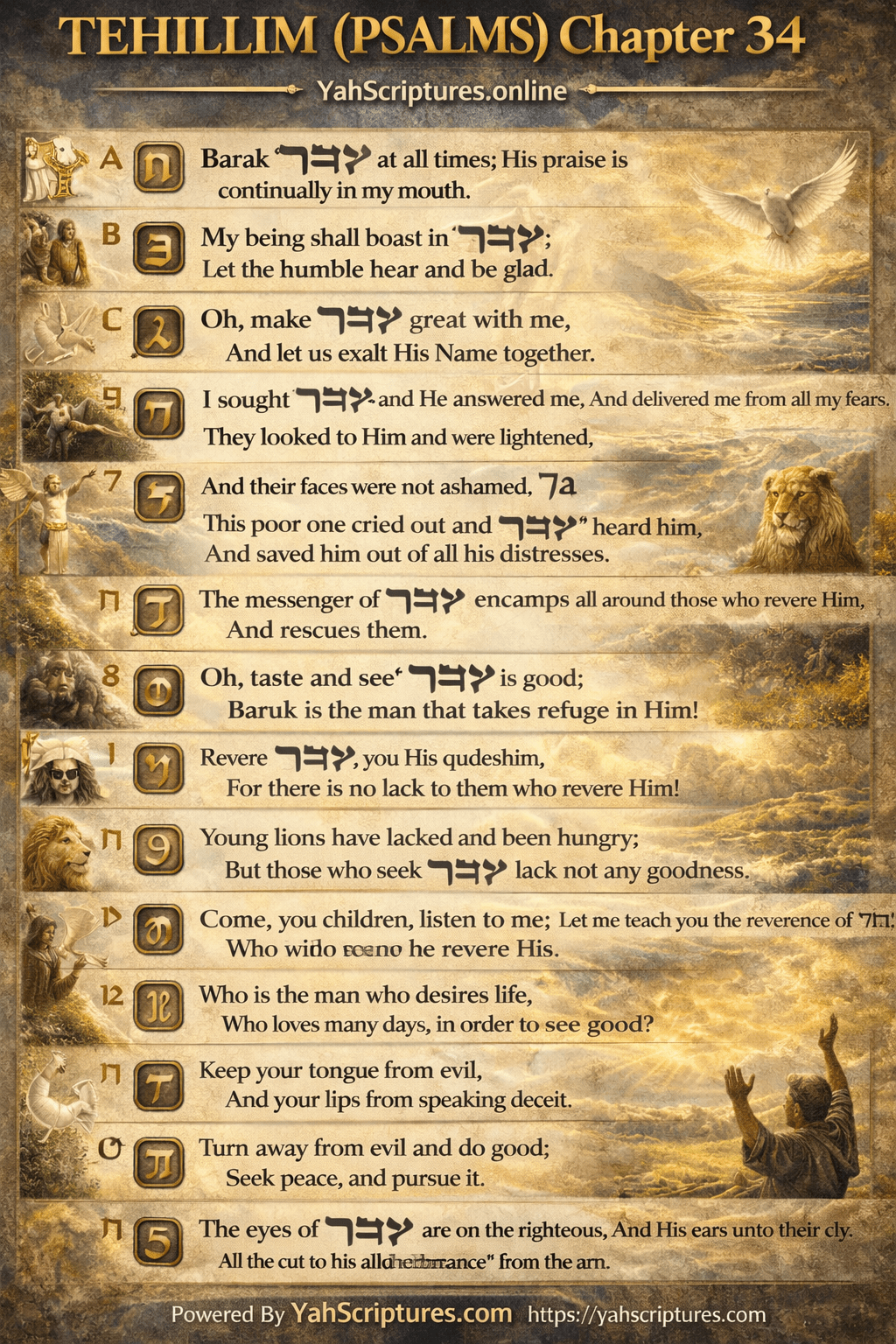 Psalm XXXIV