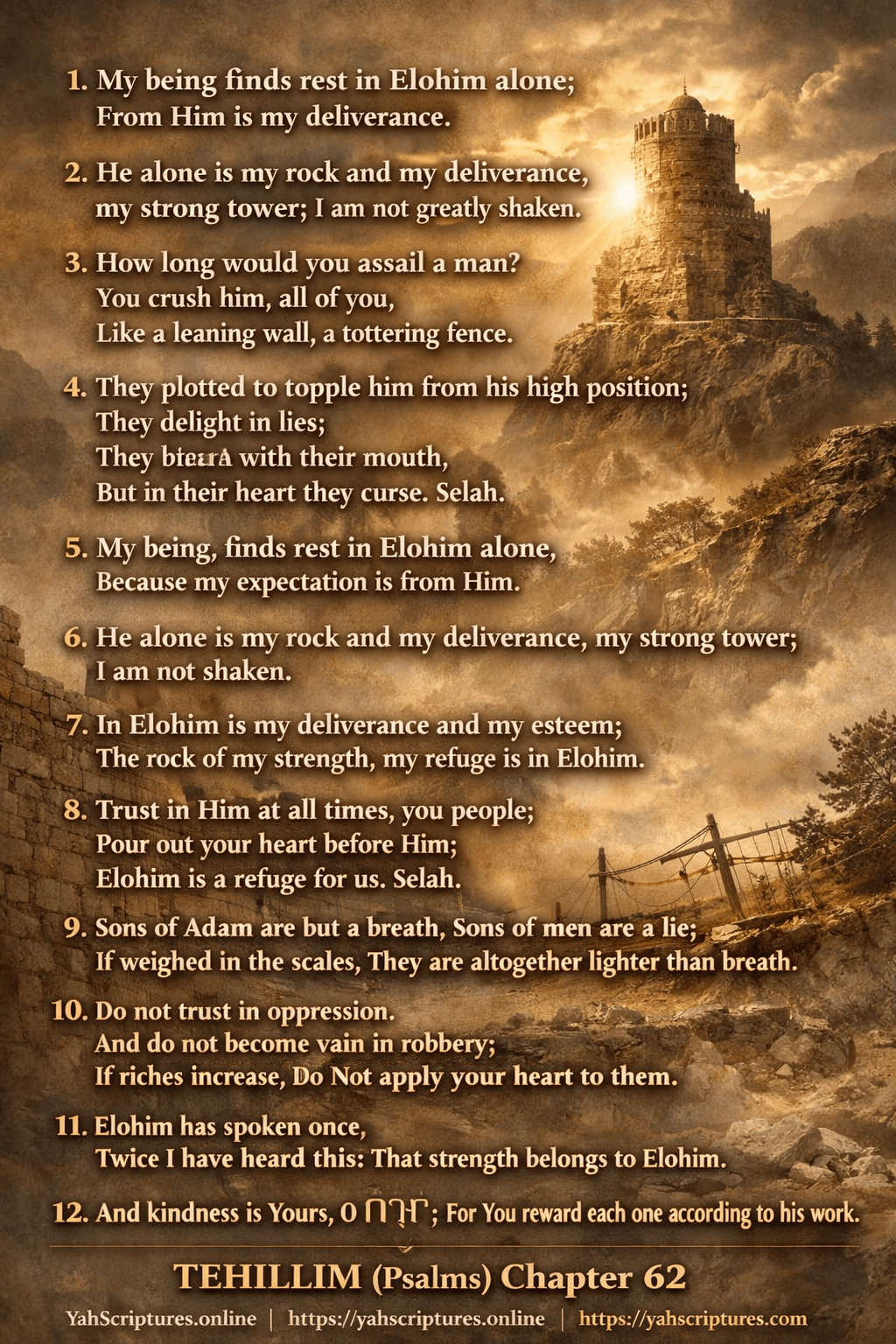 Psalm LXII