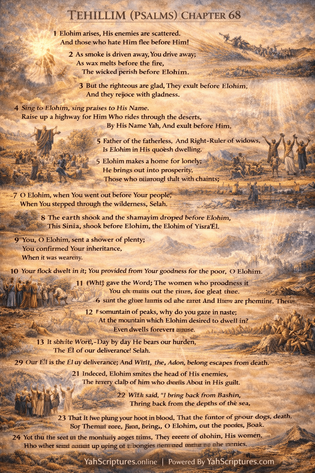 Psalm LXVIII