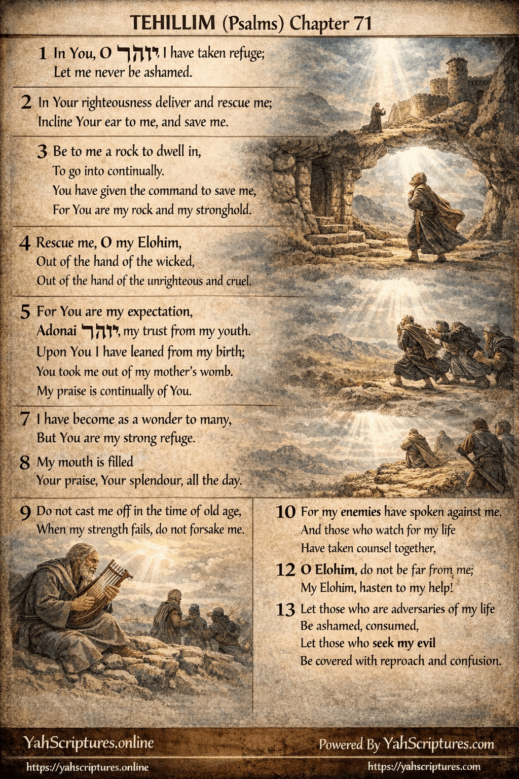 Psalm LXXI