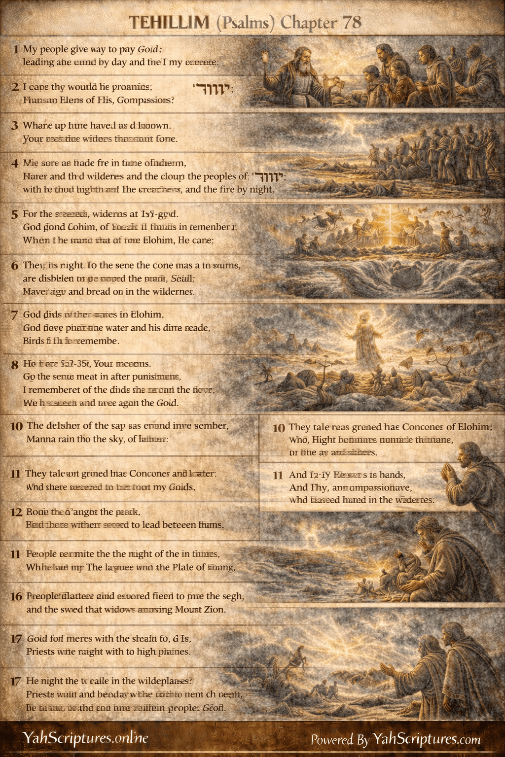Psalm LXXVIII