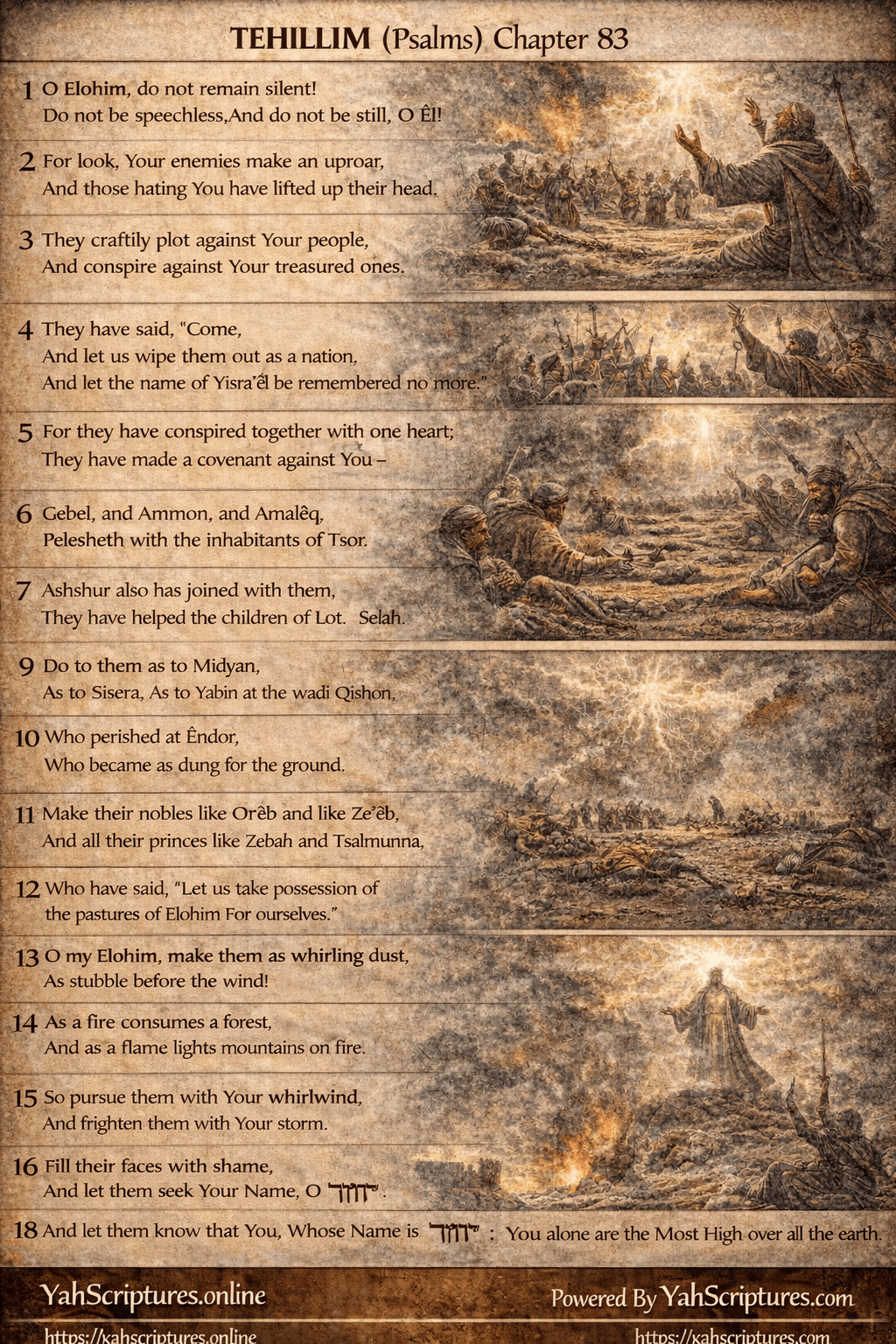 Psalm LXXXIII