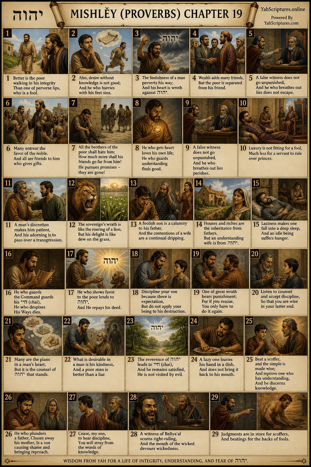 Proverbs XIX