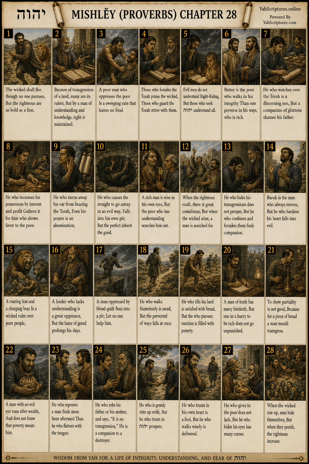 Proverbs XXVIII